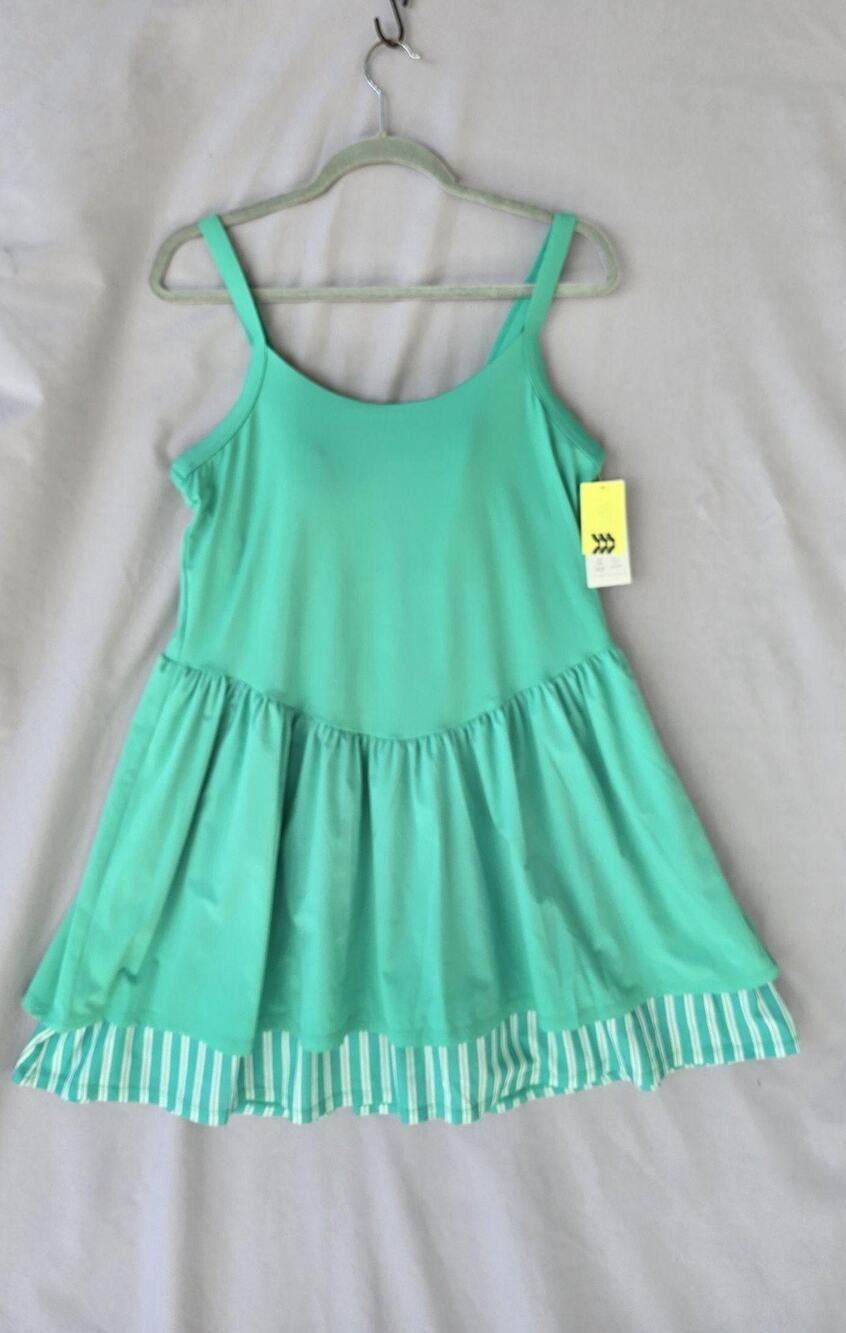 All In Motion Dress Womens Large Green Athletic Picklball Tennis Inner Shorts
